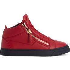 Giuseppe Zanotti Women Trainers Giuseppe Zanotti Kriss Leather High-Top Sneakers - Women - Red