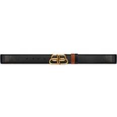 Balenciaga Men Belts Balenciaga BB Reversible Belt - Black - Men's