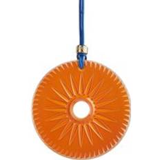 Orange Décorations de Sapin de Noël Waterford New Year Firework Disc Christmas Tree Ornament