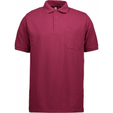 Rød Polotrøjer ID Identity ID Pro Wear Poloshirt - Bordeaux