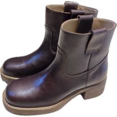 Pavement Skor Pavement Jenny Vintage Dam Cowboystövlar Bikerboots - Brown