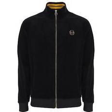 Sergio Tacchini Court Velour Track Jacket - Black