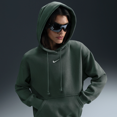 S - Woman Jumpers Nike Sportswear Phoenix Fleece Oversized Pullover Hoodie - Green