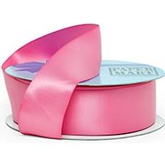 Gift Wrap Ribbons on sale Paper Mart Hot Pink Double Face Satin Ribbon 1-1/2 X 50 Yards Polyester