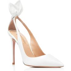 Shoes Aquazzura Bow Tie Pump 105 - White