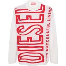 Diesel Herre Gensere Diesel Sweater Men - White