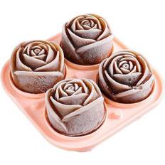 Rubber IJsblokjesvormen Large 3D Rose Ice Molds Silicone