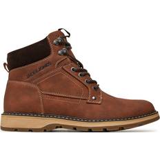 Lage schoenen Jack & Jones Jfwstratford PU Boot Cognac/Zwart