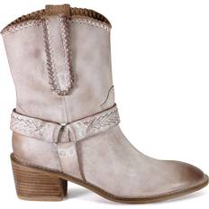 Diba True True Glass Heart Round Toe Pull On Boots - Off White