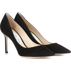 Leather Heels & Pumps Jimmy Choo Romy 85 Suede Pumps - Black