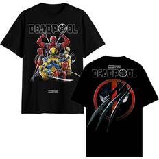 Tops Marvel Deadpool 3 Wolverine Dynamic Duo T-Shirt - Black