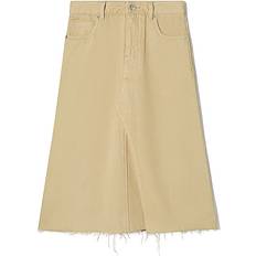 Tory Burch Skirts Tory Burch Cotton Denim Skirt - Beige