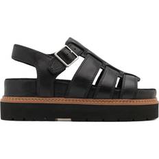Clarks Orianna Twist Platform Slingback Sandals - Black
