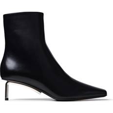 Plata Botas Off-White Nappa Allen Ankle Boots - Black/Silver