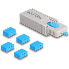 DeLock Computersloten DeLock USB Port Blocker Set 5 Pcs