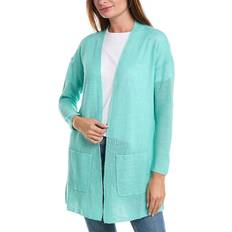 Linnen Jassen Eileen Fisher Linen Cardigan -