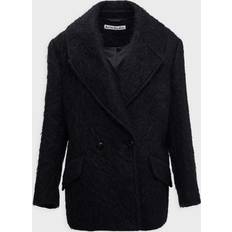 Acne Studios Kappor & Rockar Acne Studios Jacka Relaxed Wool-Mohair - Svart