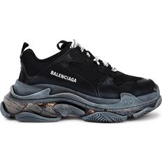 Balenciaga Triple S Black Panelled Sneakers