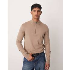 Herr - M Blusar Mango Sweatshirt - Beige