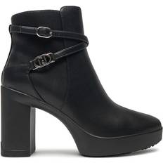 Liu Jo Laarzen Liu Jo Bottines En Cuir - Noir