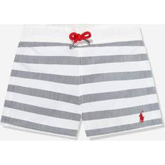 Polo Ralph Lauren Boys Striped Swim Shorts - Navy Blue