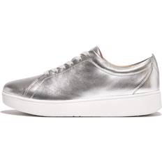 Fitflop 41 Sneakers Fitflop Rally Leather Sneakers - Silver