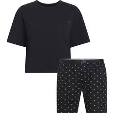 Calvin Klein Women Sleepwear Calvin Klein CK 96 T-shirt And Short Sleep Set - Black