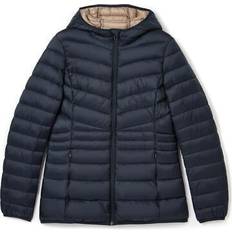 Joules Clothing Kenley Full Zip Quilted Hooded Coat - Navy