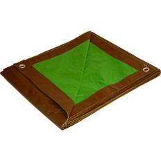Storage Tents Medium Duty Polyethylene Reversible Tarp 30 x 40 ft - Brown/Green