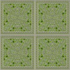 Ahgly Company Indoor Square Patterned Area Rug 5 Square