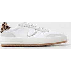 Philippe Model Animal Print Low Top Trainers - White