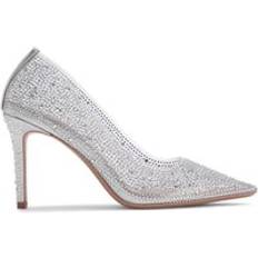 Silver Heels & Pumps Carvela Lovebird Vinyl Heels - Silver