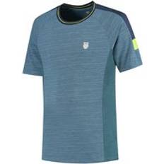 K-Swiss Hypercourt Melange 2 T-Shirt Men - Petrol