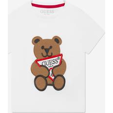 Boys White Cotton Baby Boy T-Shirt - Blanc