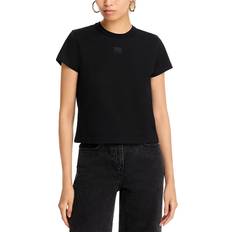 Alexander Wang Essential Shrunk Logo Tee - Black