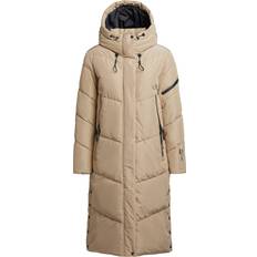 Khujo Kleding khujo Sonje5 Super Womens Puffer Jas - Beige