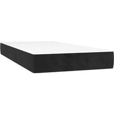 vidaXL Pocketresårmadrass Svart 100x210x20 cm Resårbotten