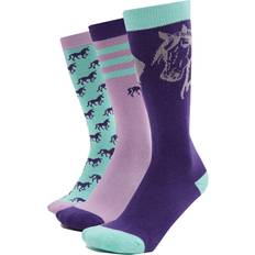 Horses Children's Clothing Dublin Kids Socks Nineties 3 Pack - Horses