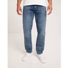 Bomull - Natur Jeans Woodbird WBDoc Optic Jeans Straight Leg - Blå