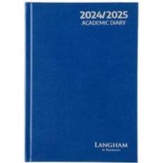 Langham 2024 - 2025 A5 Day Per Page Diary - Navy