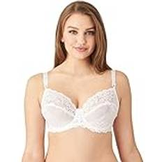 Transparent Underwear Wacoal Embrace Lace Underwire Full Coverage Bra - White