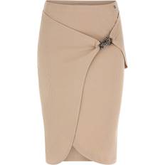 Guess Midi Skirts Guess Dalal Jewel Skirt - Beige Blanco