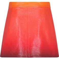 Midi Skirts - Orange Courreges Gradient Sunset Vinyl Skjørt - Orange