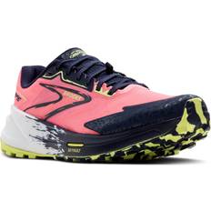 Brooks Buty Trailowe Damskie Catamount 3 - Pink/Peacoat/Sunny Lime