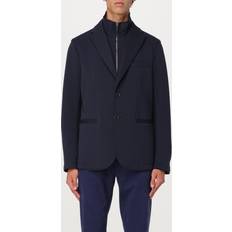 Armani Exchange Blazere Armani Exchange Jersey Blazer - Blå