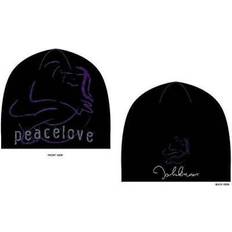 Clothing Peace and Love Beanie Hat - Black