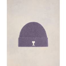 Ami Paris Herren Mützen Ami Paris De Coeur Beanie Men - Purple