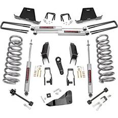 Cars Shock Absorbers Rough Country 5" Lift Kit 2003-2007 RAM Truck 2500 3500 4WD Gas N3 Shocks Lifted Springs