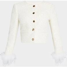 Milly Aya Cuff Jacket - White