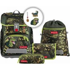 Taschen Step by Step Cloud School Bag Set - Dino Torex Green